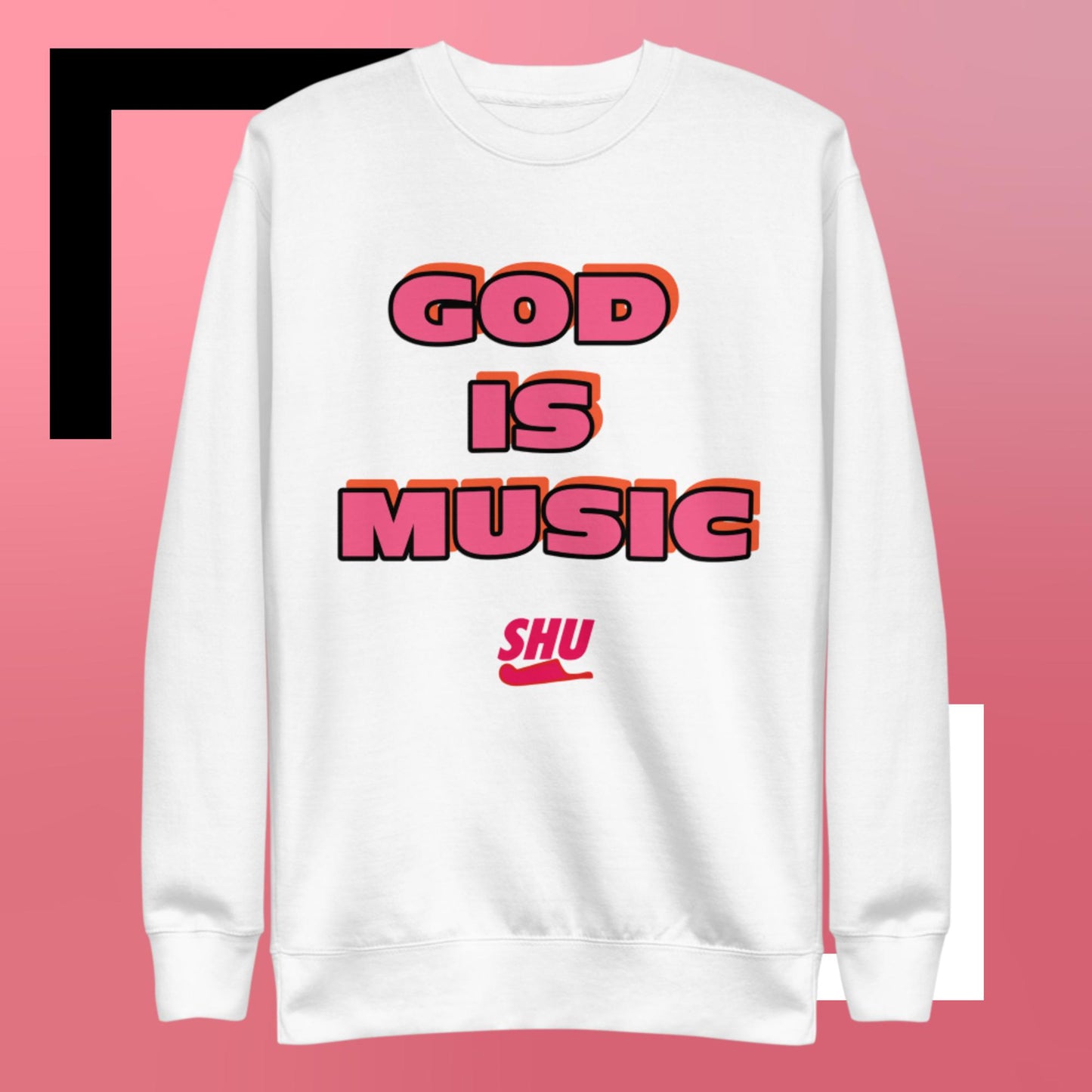 GOD IS MUSIC Women's  Premium Sweatshirt