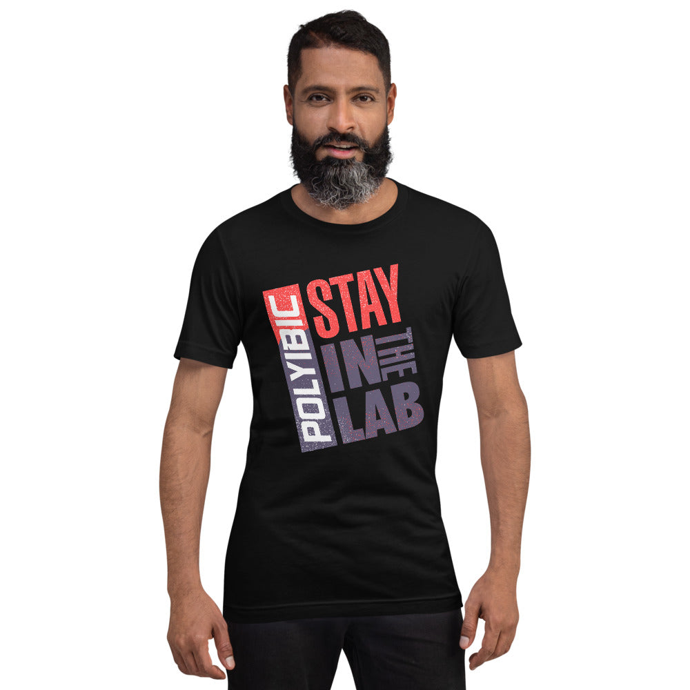 Polyibic Stay In The Lab Short-sleeve unisex t-shirt