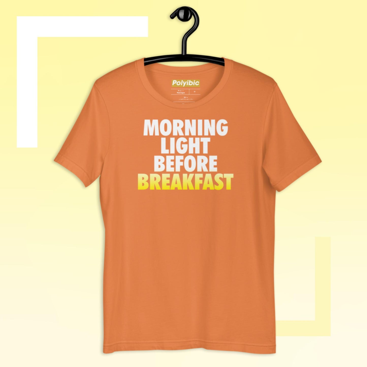 Polyibic Morning Light Before Breakfast  t-shirt