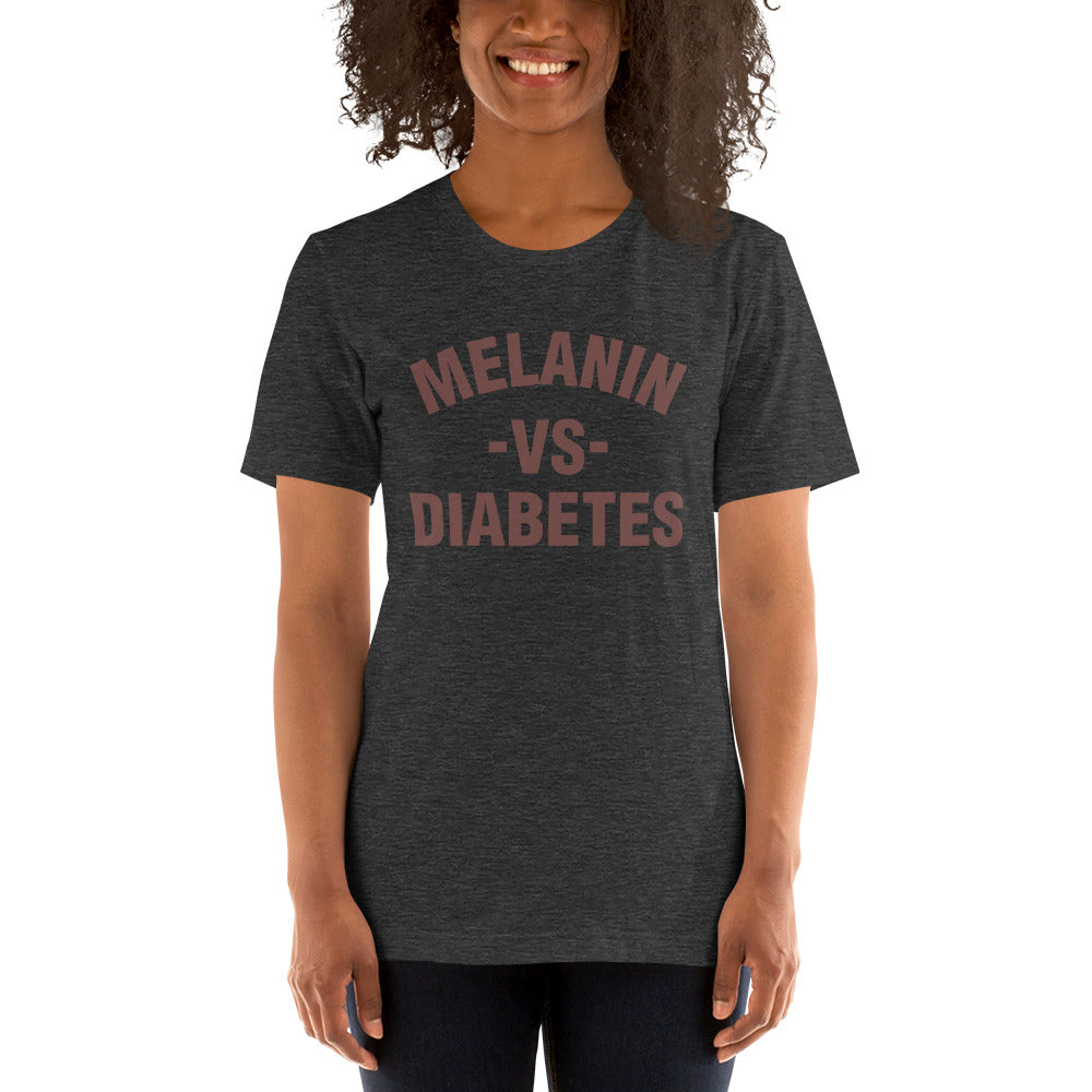 Polyibic Melanin vs Diabetes Short-sleeve  t-shirt