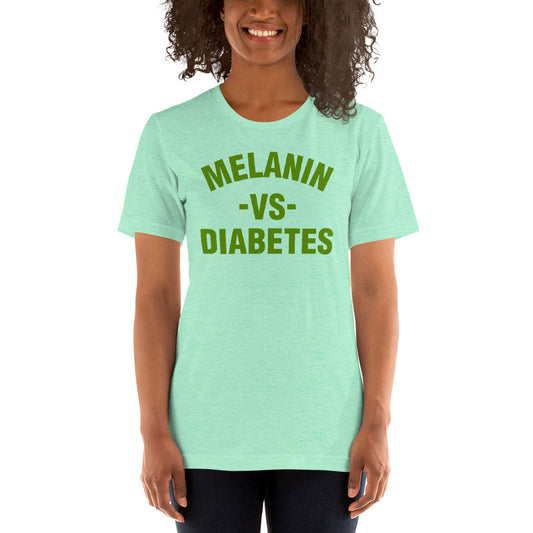 Polyibic Melanin vs Diabetes Short  t-shirt