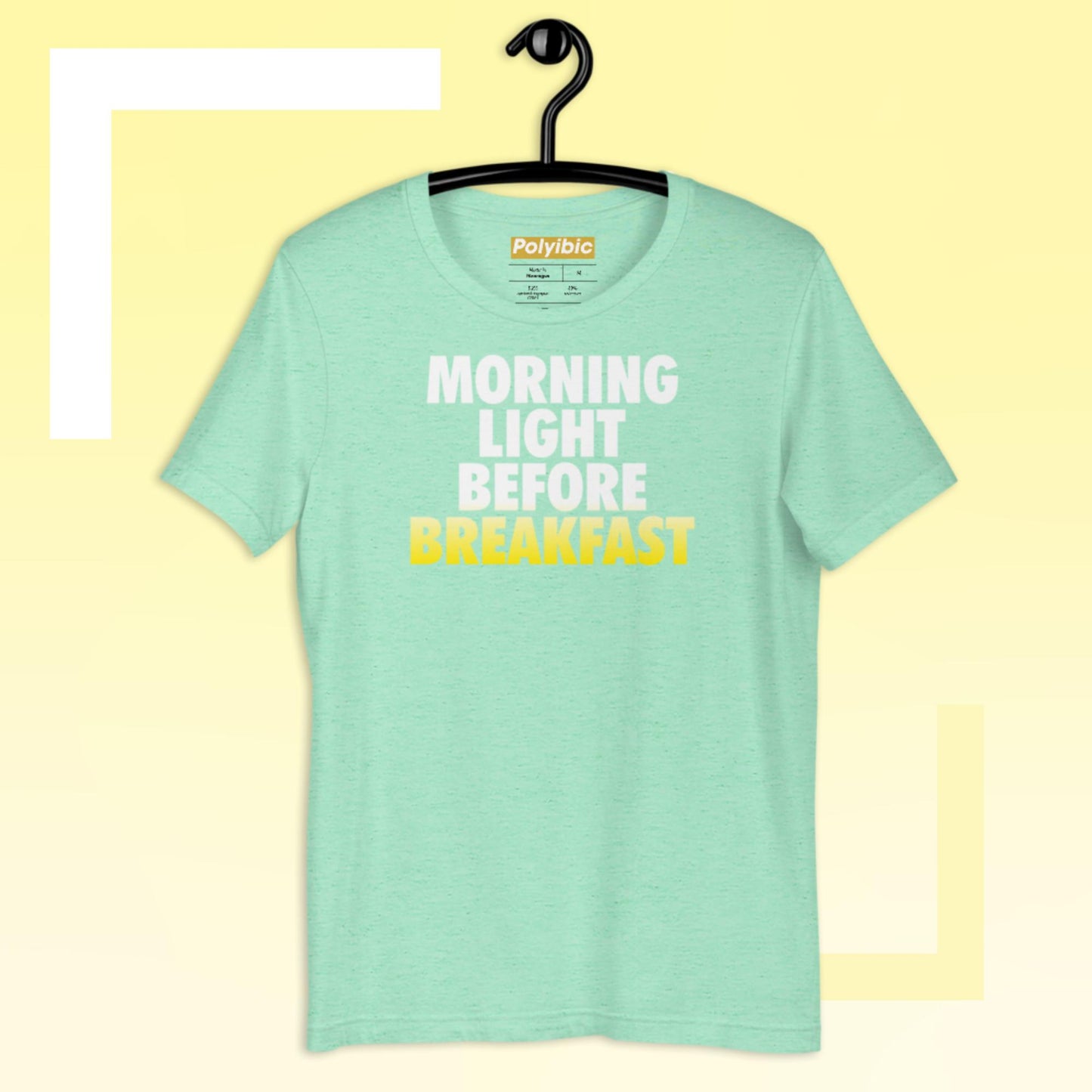 Polyibic Morning Light Before Breakfast  t-shirt