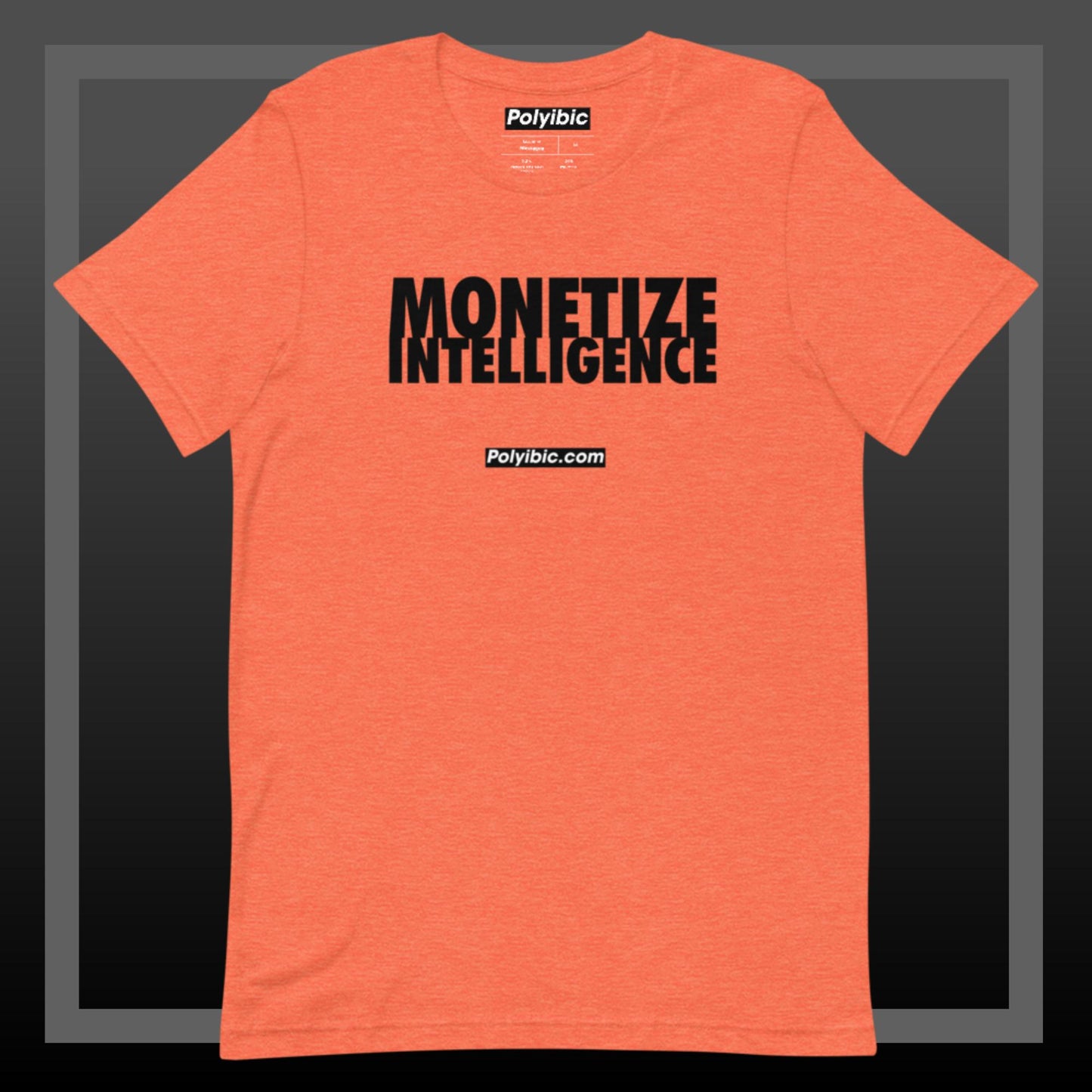 Polyibic Monetize Intelligence Unisex t-shirt