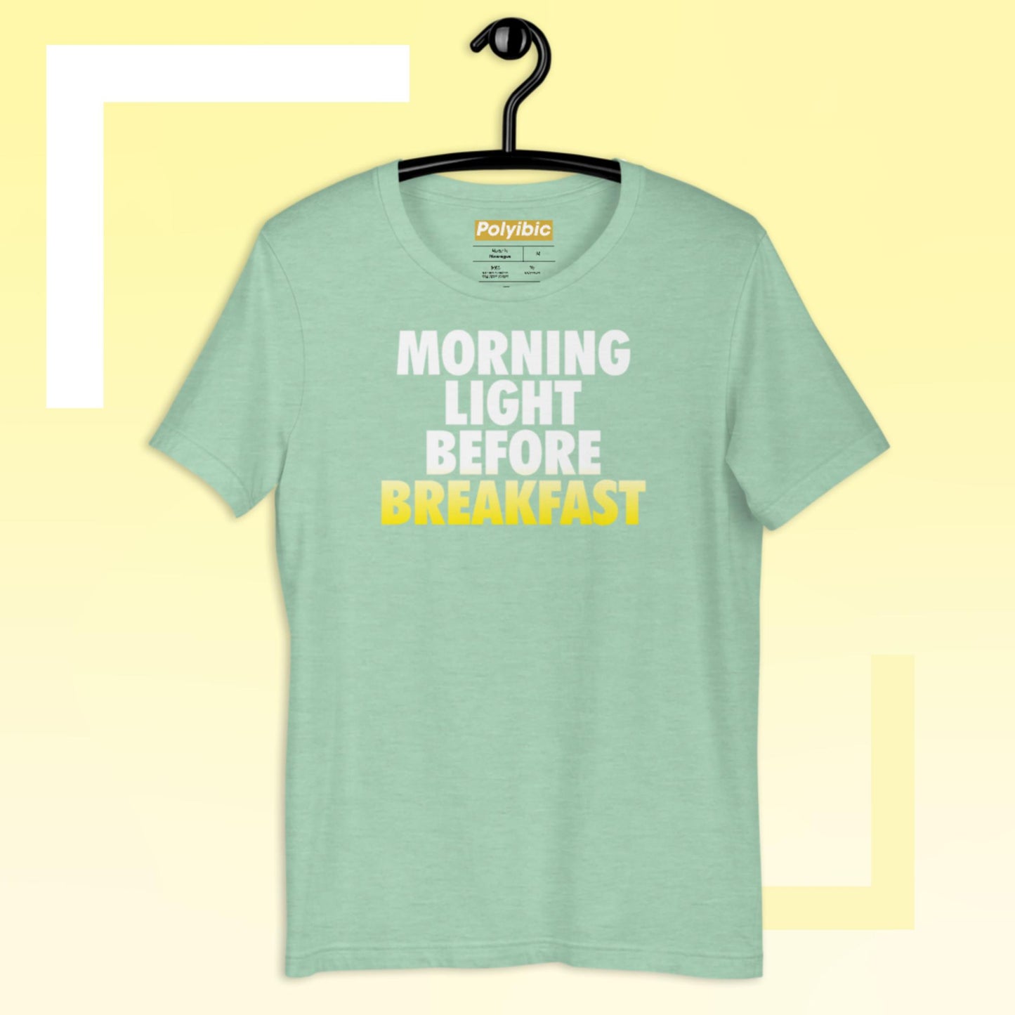 Polyibic Morning Light Before Breakfast  t-shirt