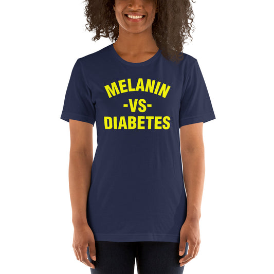 Polyibic Melanin vs Diabetes Short-sleeve  t-shirt