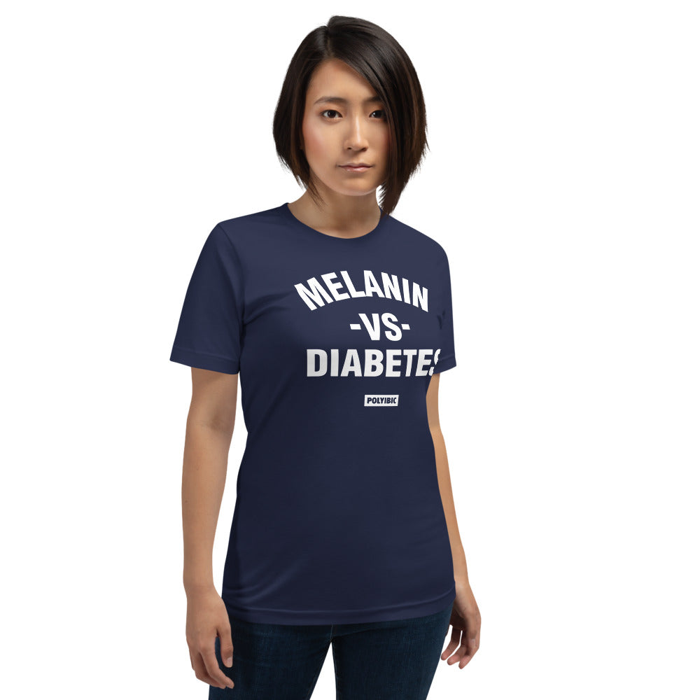 Polyibic Melanin vs Diabetes Short-sleeve  t-shirt