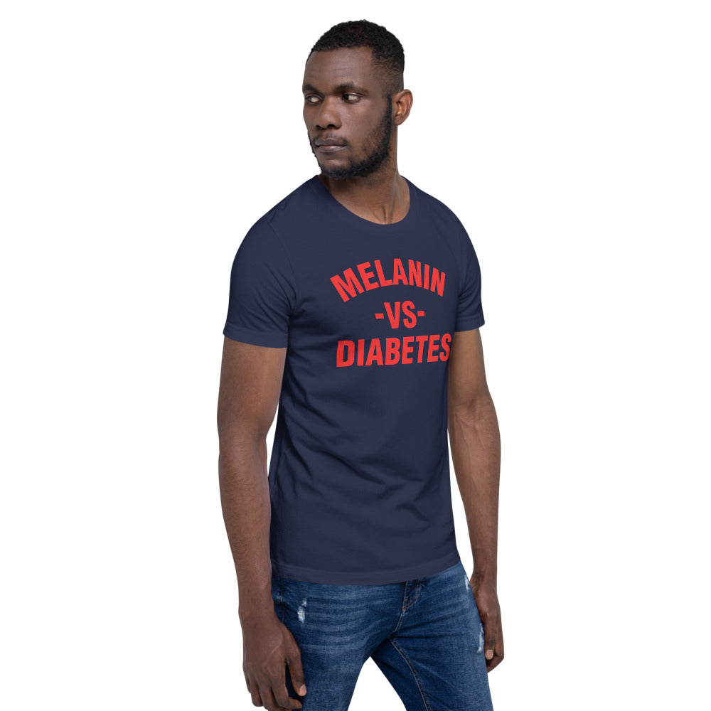 Polyibic Melanin vs Diabetes Short-sleeve  t-shirt