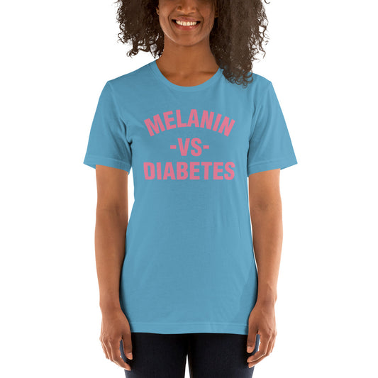 Polyibic Melanin vs Diabetes Short-sleeve  t-shirt