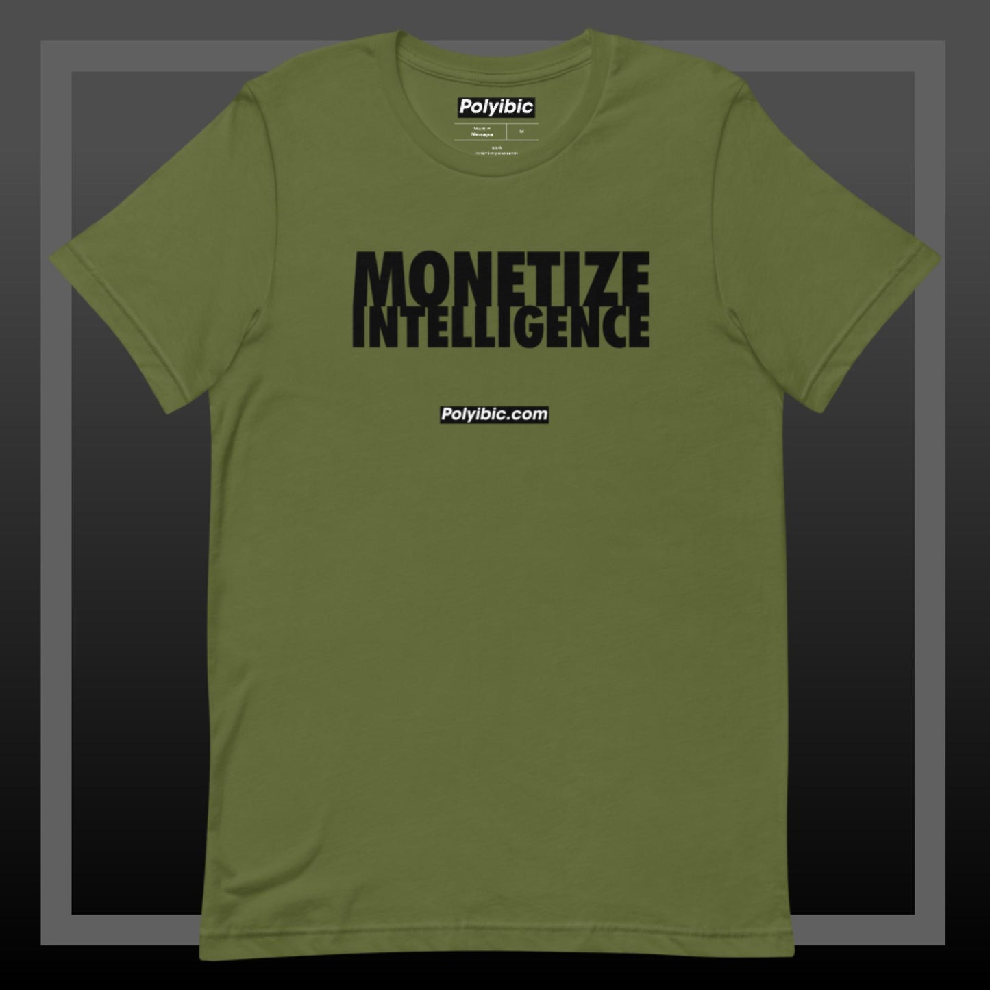 Polyibic Monetize Intelligence Unisex t-shirt