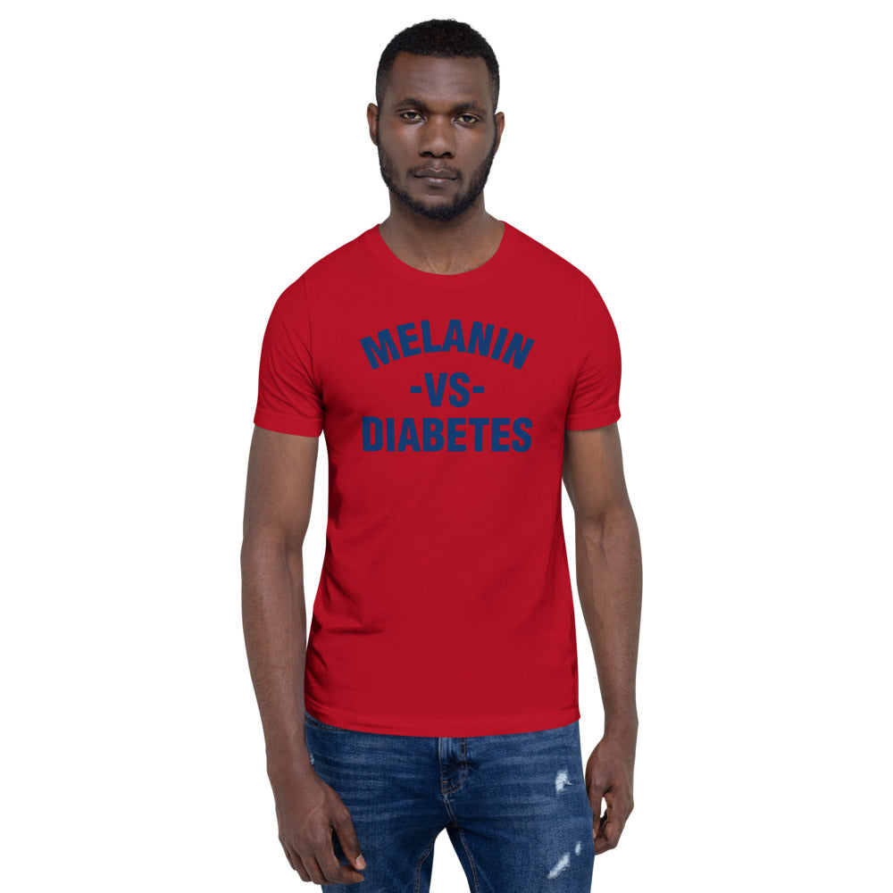 Polyibic Melanin vs Diabetes Mens  t-shirt