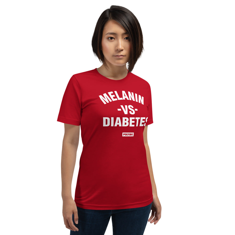 Polyibic Melanin vs Diabetes Short-sleeve  t-shirt