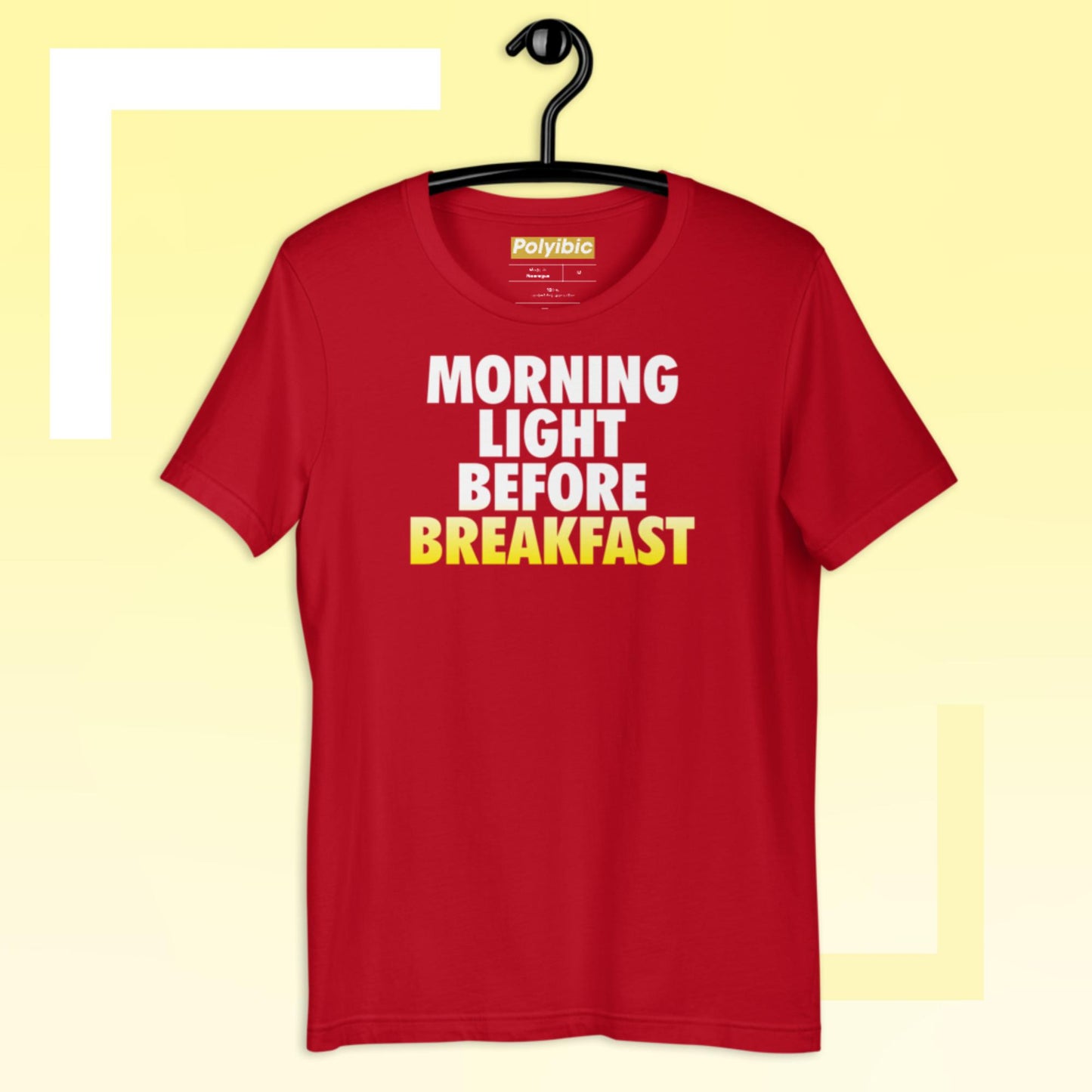 Polyibic Morning Light Before Breakfast  t-shirt