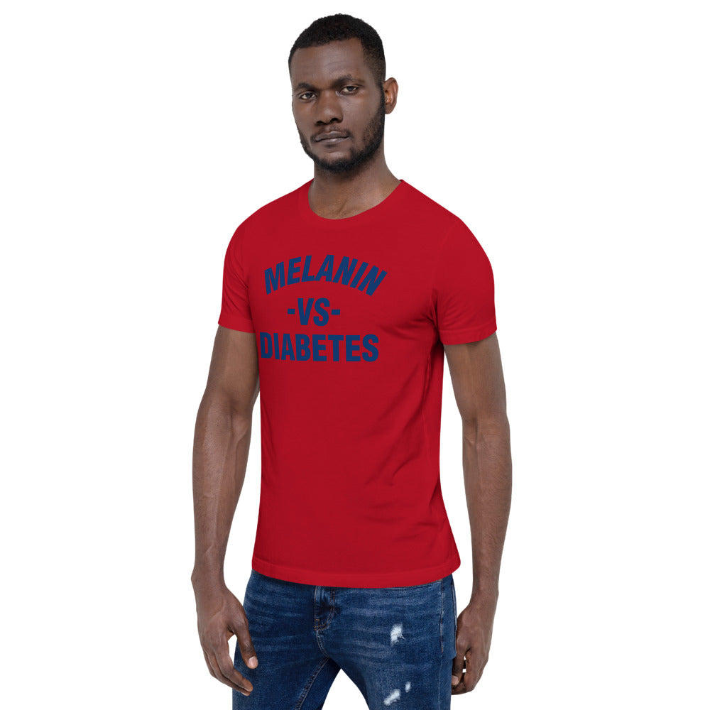 Polyibic Melanin vs Diabetes Mens  t-shirt