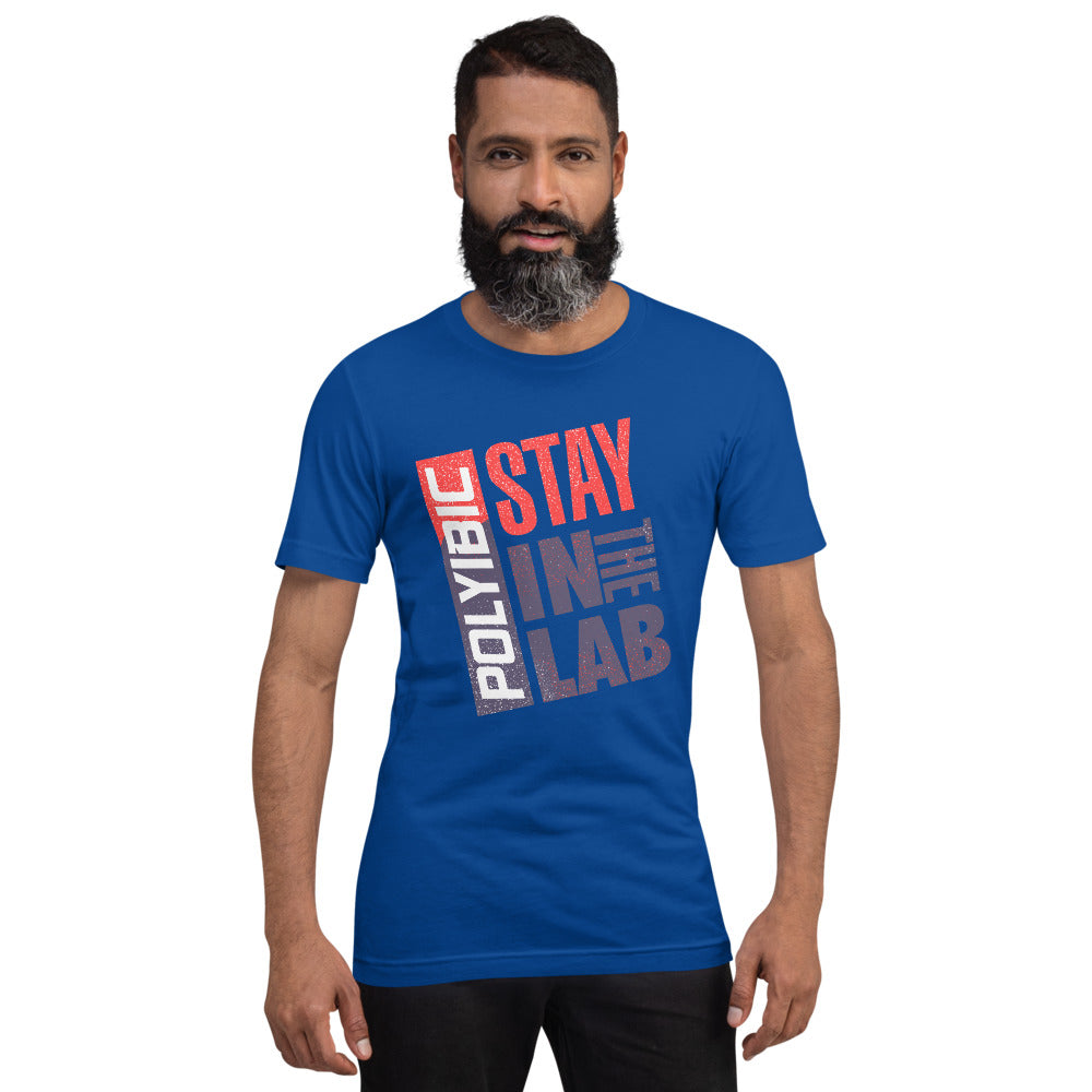 Polyibic Stay In The Lab Short-sleeve unisex t-shirt