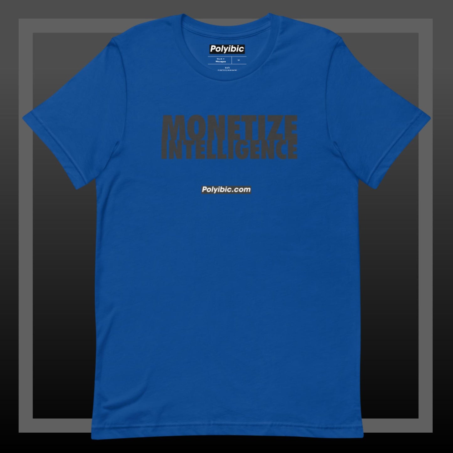 Polyibic Monetize Intelligence Unisex t-shirt