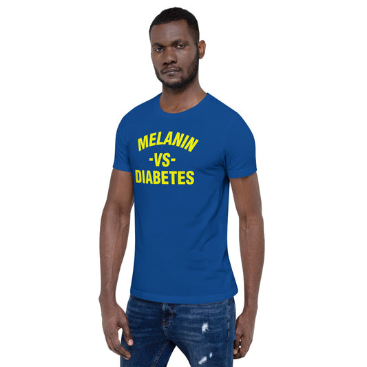 Polyibic Melanin vs Diabetes Short-sleeve  t-shirt