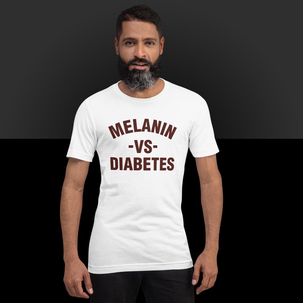 Polyibic Melanin vs Diabetes Short-sleeve  t-shirt