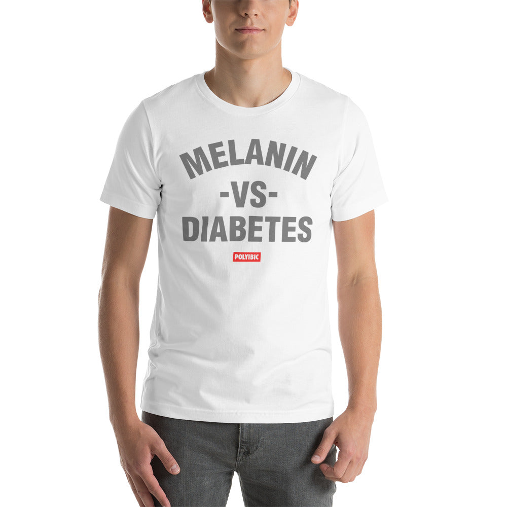 Polyibic Melanin vs Diabetes Short-sleeve t-shirt