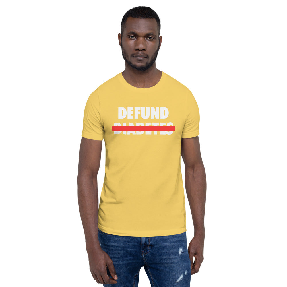 Polyibic  Defund Diabetes Short-sleeve  t-shirt