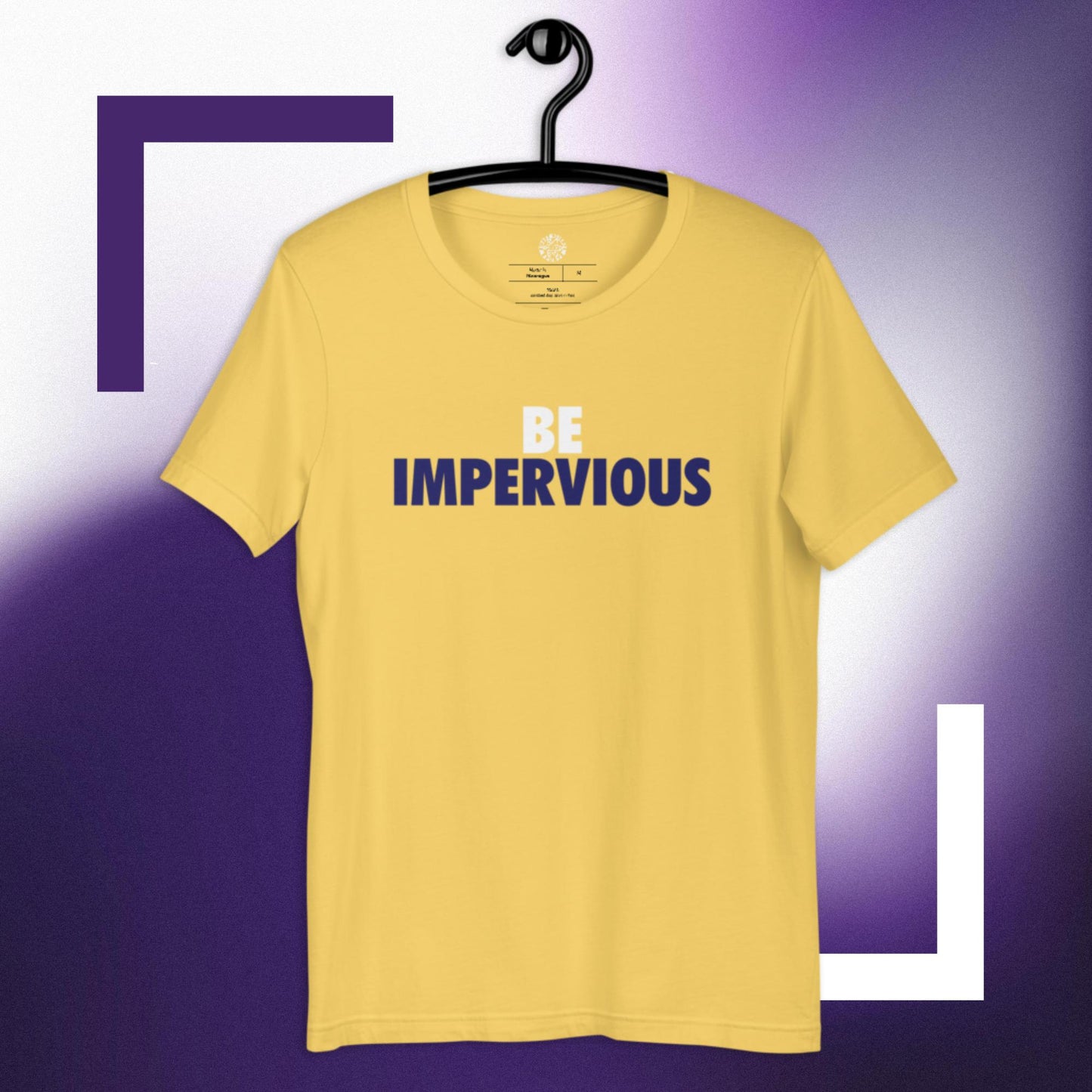 Polyibic Be Impervious  t-shirt