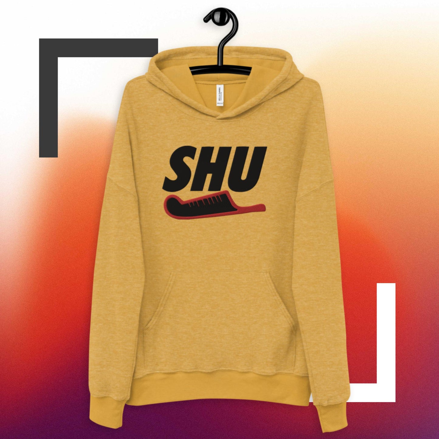 SHU  sueded fleece hoodie