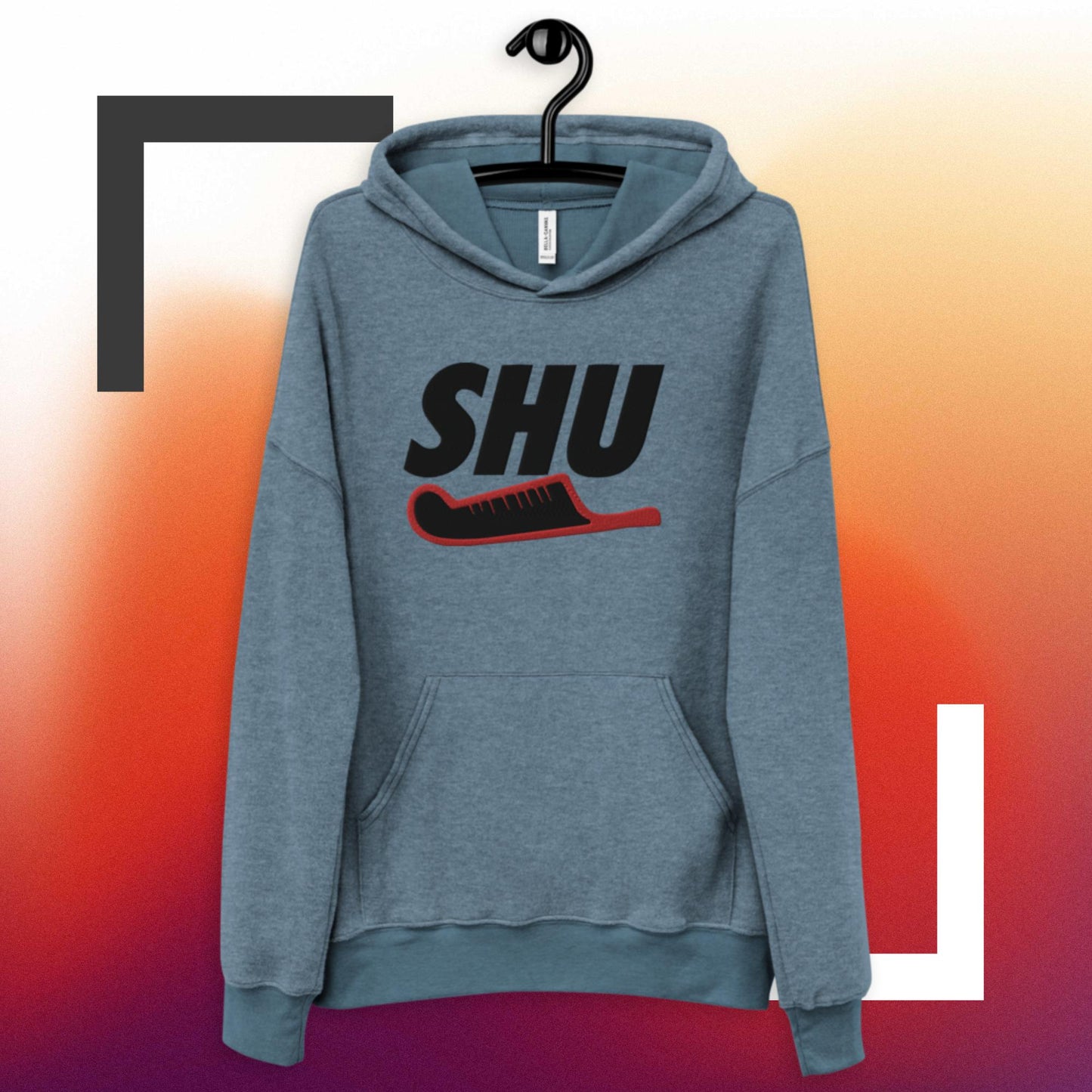 SHU  sueded fleece hoodie