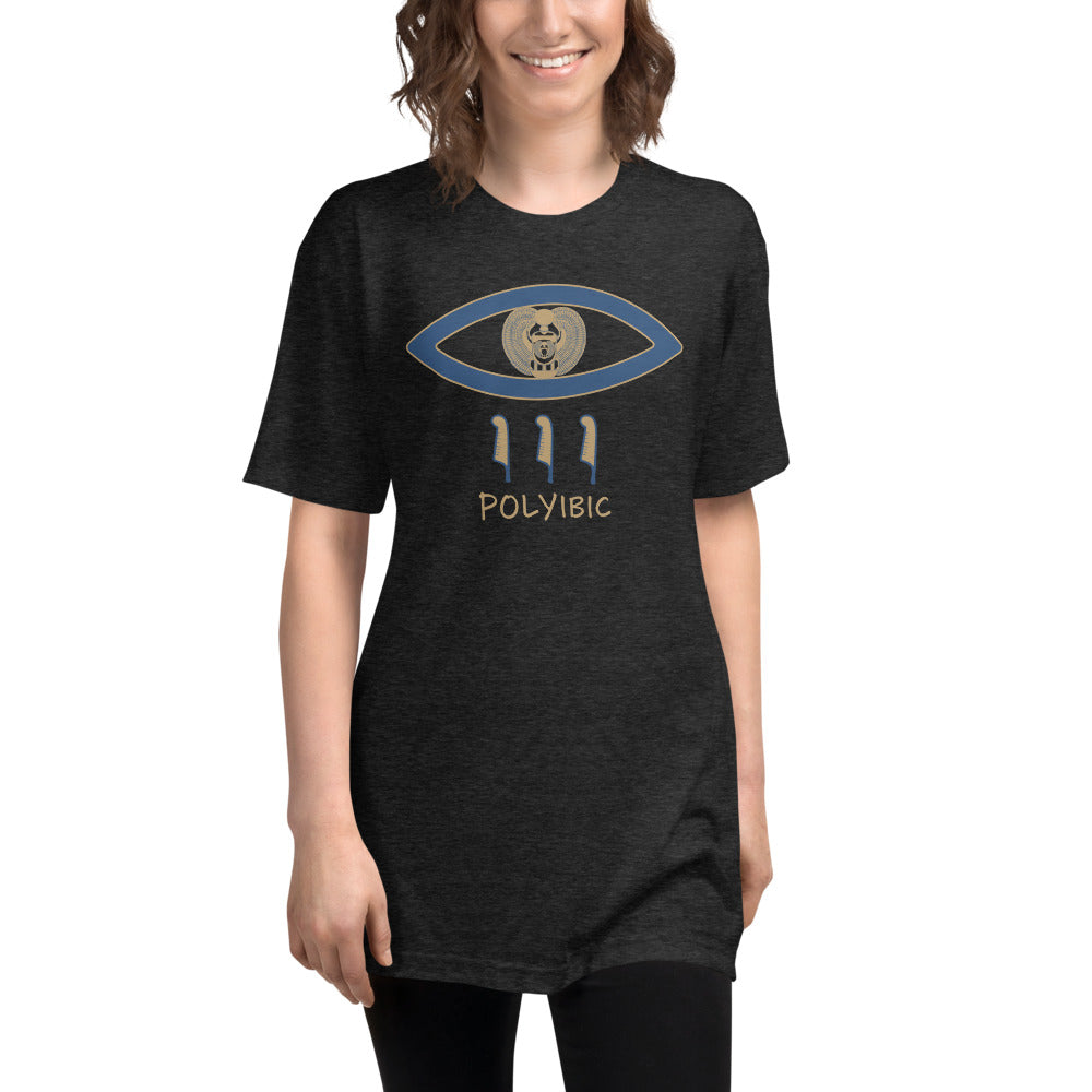 Polyibic Unisex Tri-Blend Track Shirt