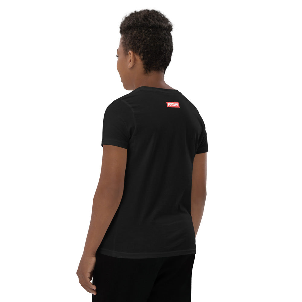 Polyibic Melanin vs Diabetes Youth Short Sleeve T-Shirt